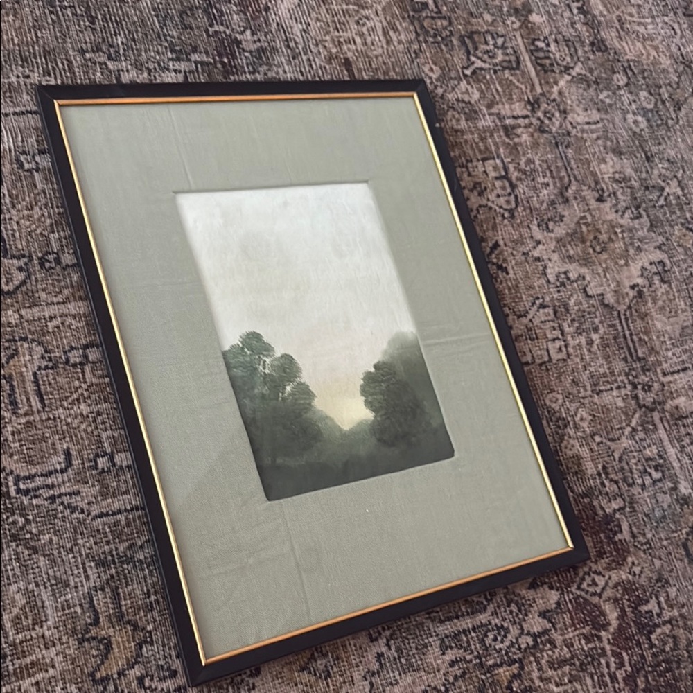 Elegant Black Framed original painting